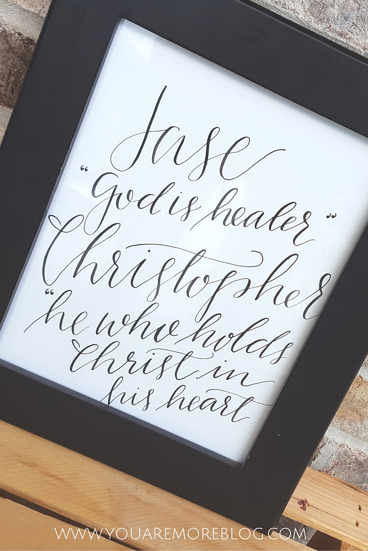 Shop Spotlight: PS Lettering Shop Specializing in calligraphy and watercolor prints.