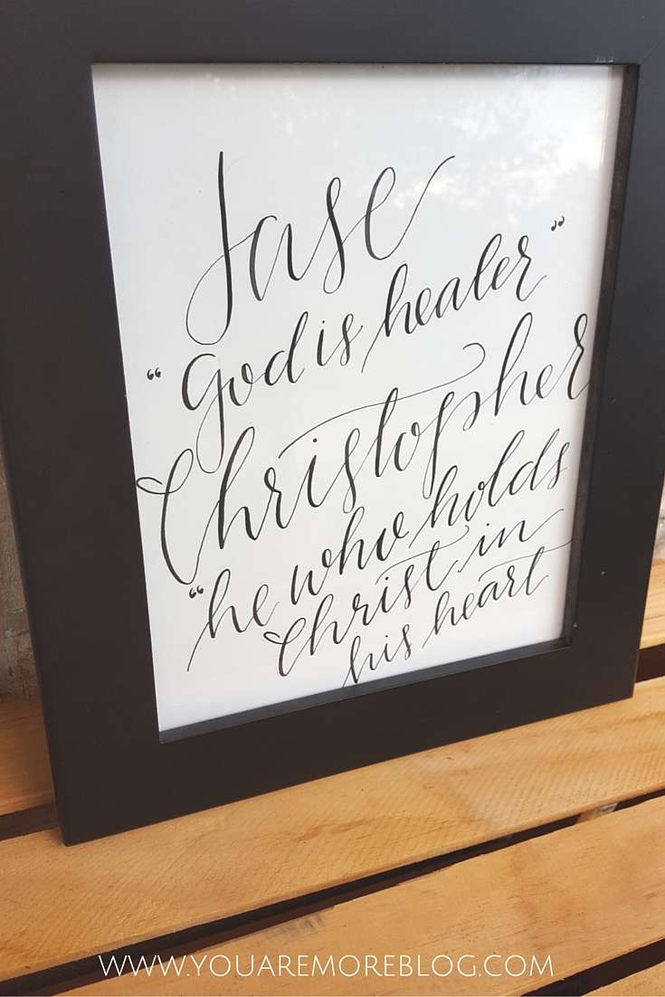 Shop Spotlight: PS Lettering Shop Specializing in calligraphy and watercolor prints.