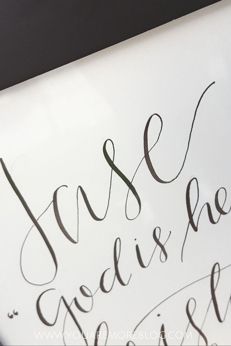 Shop Spotlight: PS Lettering Shop Specializing in calligraphy and watercolor prints.
