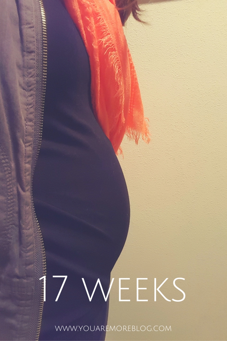 Weekly pregnancy photos.