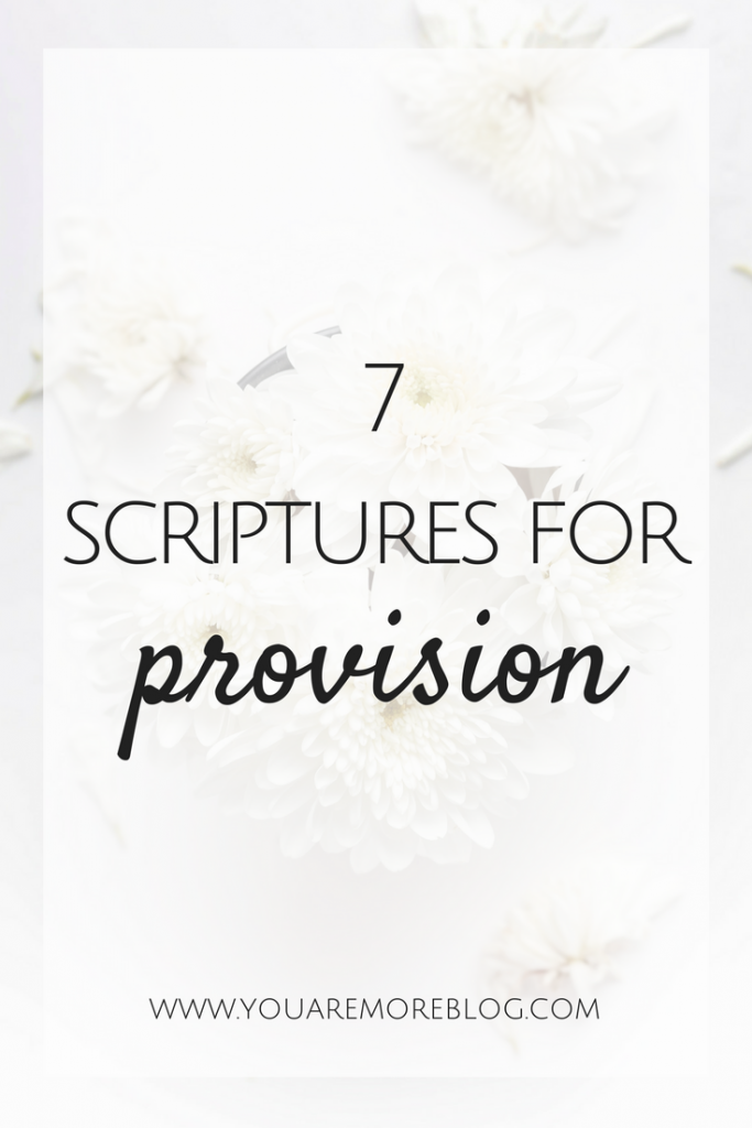Have you ever been in a season where you just really needed to rely on God's provision? These seven scriptures will remind you of God's promises in providing for His children.