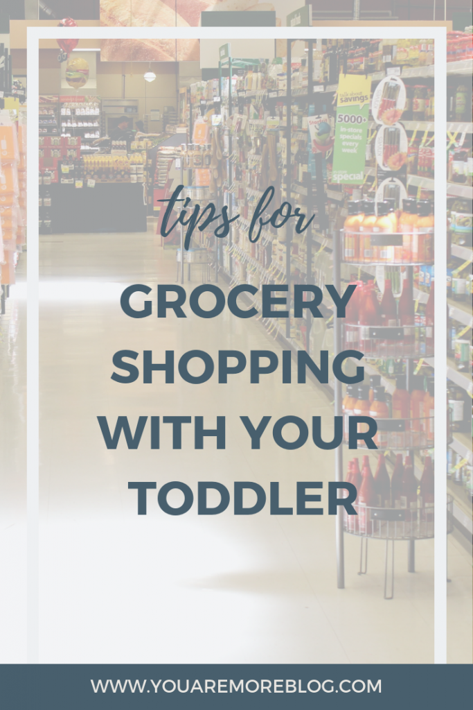 Grocery shopping with a toddler can be hard. Check out these tips for smooth shopping.