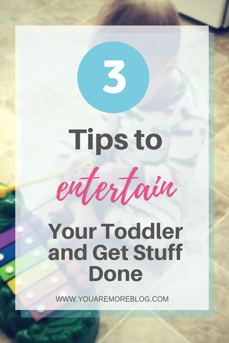 Getting stuff done with a toddler isn't easy. Here are some tips to be productive with your toddler.
