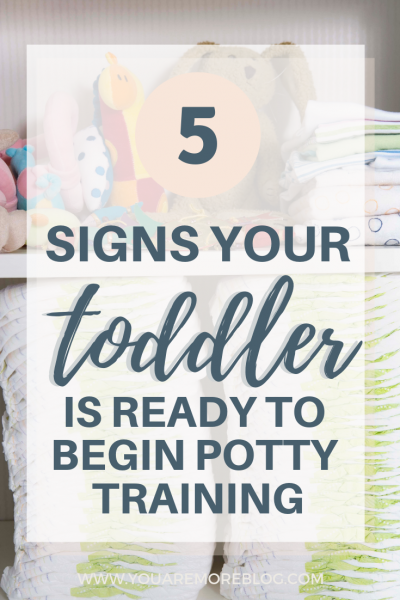 You don't want to potty train before it's time. Check out these five signs for when to begin potty training your toddler.