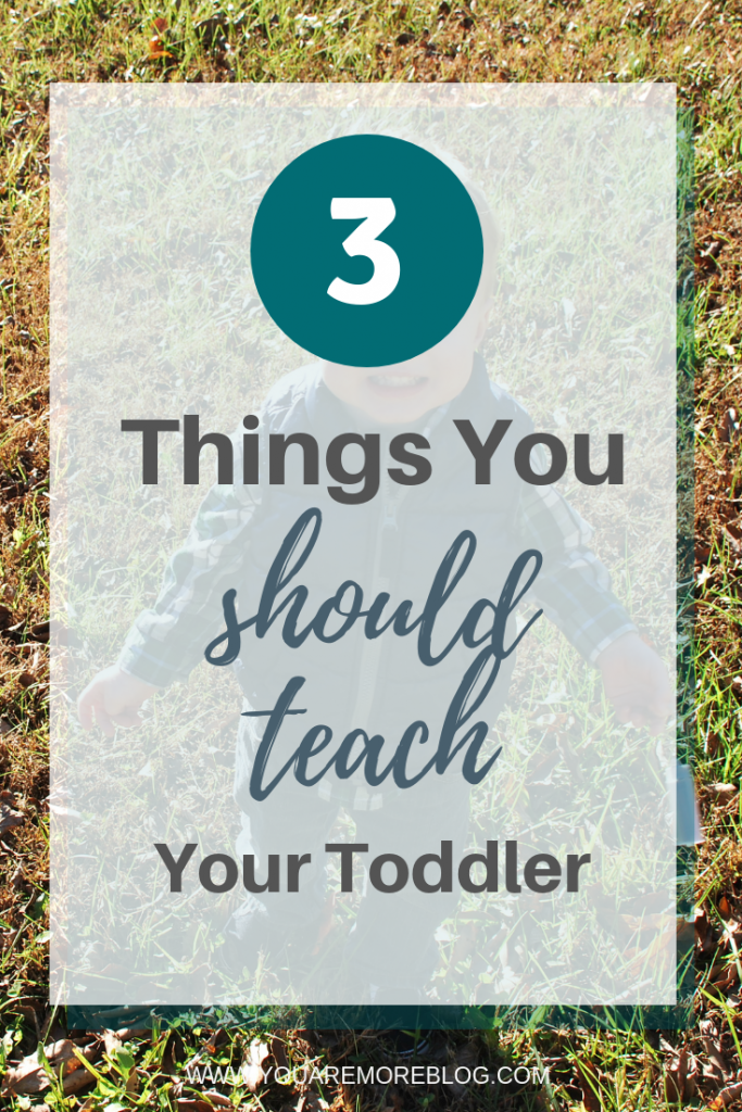 Parenting a toddler can be hard. Don't forget to teach these three principles.