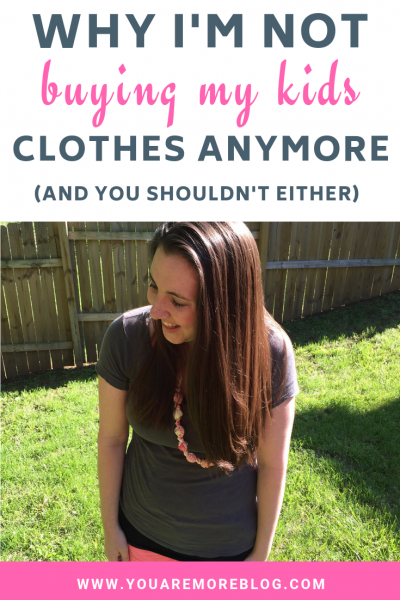 I stopped buying my kids clothes, and you should too!
