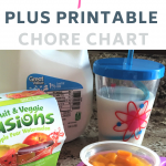Morning Routine & Free Printable Chore Chart