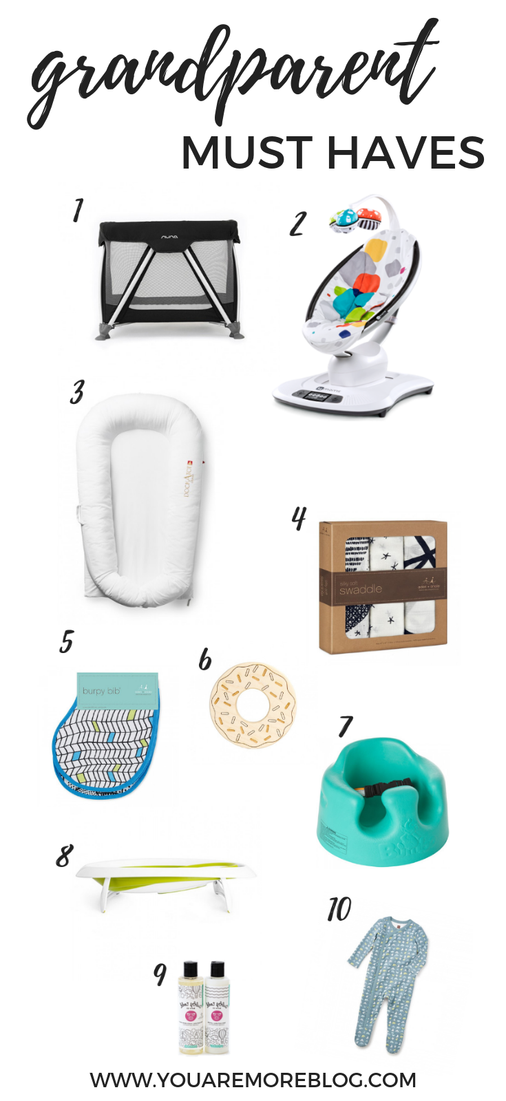 Top Ten Grandparent Must Haves for a New Grandbaby