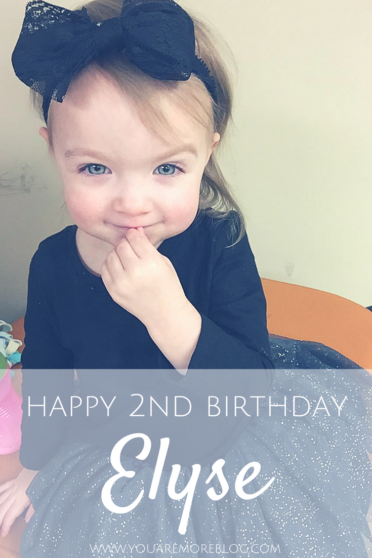 Happy second birthday to our sweet baby girl!