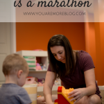 Motherhood is a Marathon