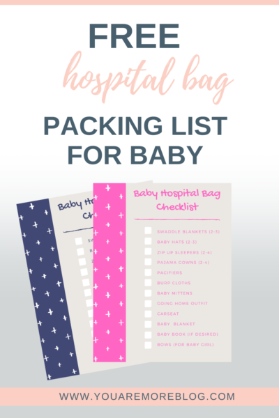 Hospital Bag Packing List For Baby