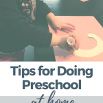 Tips for Preschool at Home