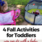 4 Fall Activities for Toddlers You Can do With a Baby! {Nido Mini}
