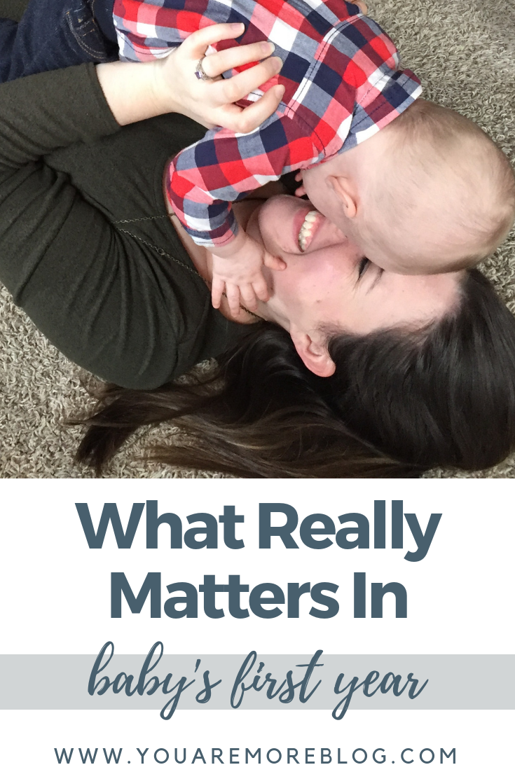 Baby's first year can be overwhelming, but what really matters?
