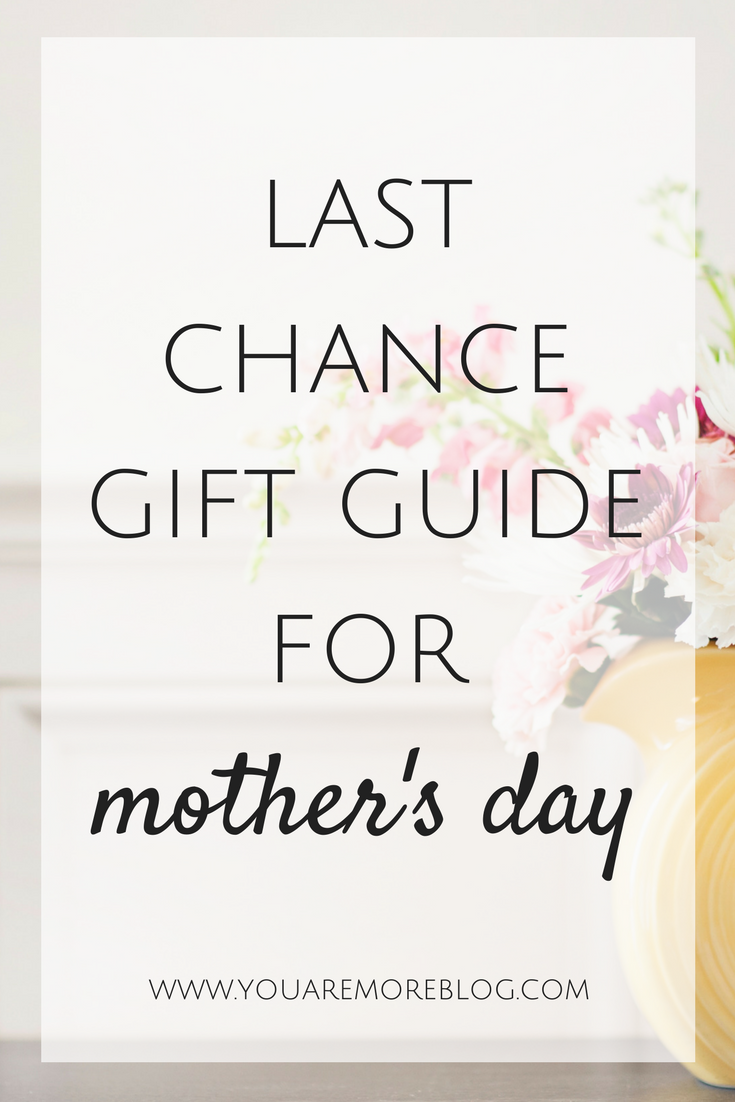 Are you still looking for the perfect Mother's Day gift? It's not too late! These gifts are perfect for an out of the box idea, and will arrive on time!