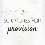 7 Scriptures for God’s Provision