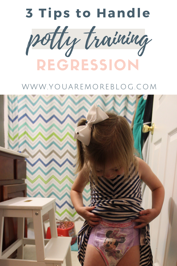 Potty training regression is so frustrating. Here are tips to handle regression when it happens.