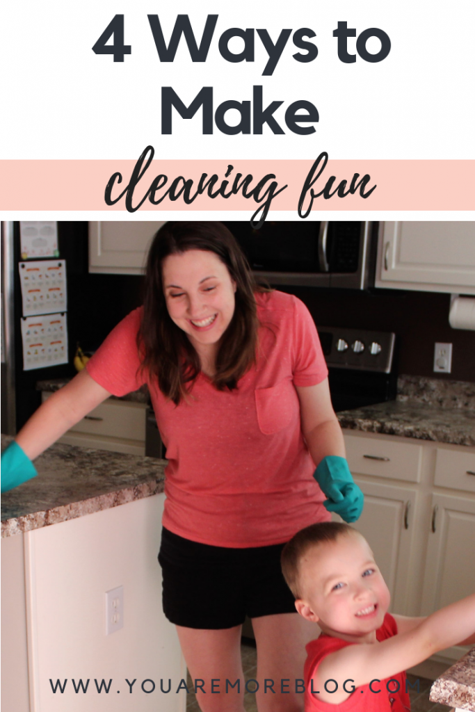 Cleaning doesn't have to be boring, turn up the music and make cleaning fun!