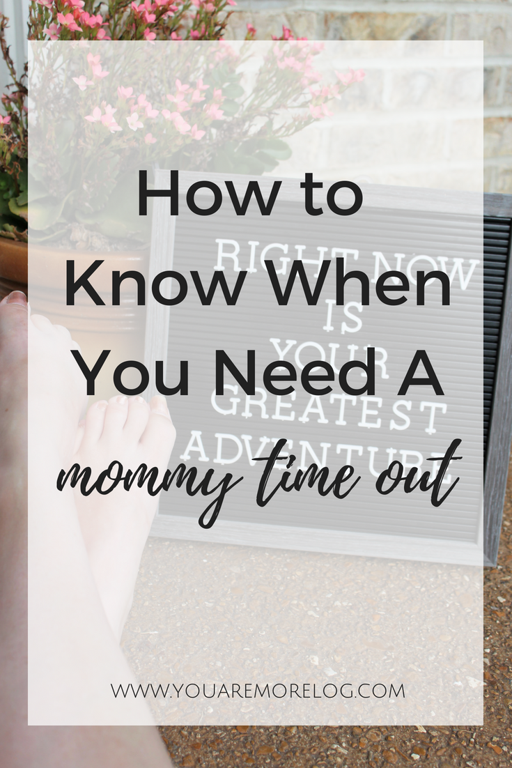 Don't let yourself run on empty. Recognize these signs for when you need a mommy time out, and check out these mommy time out ideas.