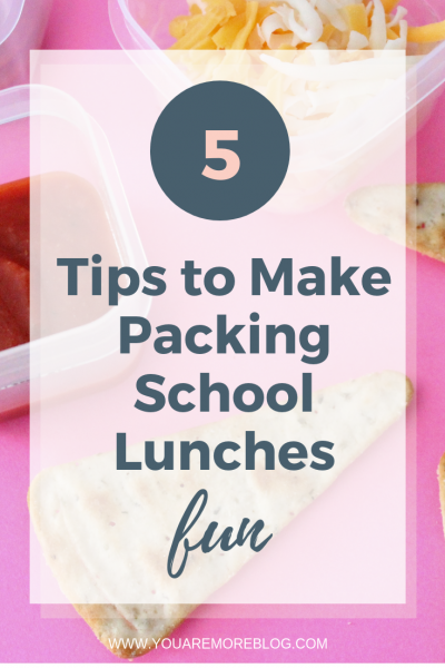 School lunch can be fun! Check out these back to school lunch tips.