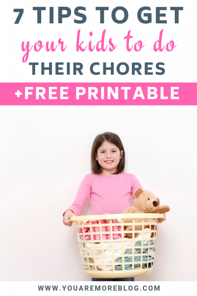 Get your kids to do their chores with this free chore chart printable and free reward charts!