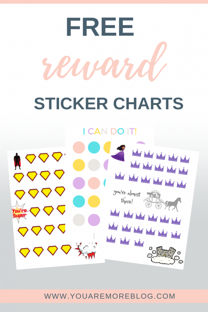 Grab your free printable reward charts here! Perfect for stickers!