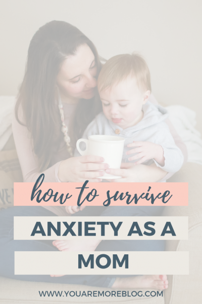 How to survive anxiety as a mom. Struggling with anxiety symptoms as a mom can be really hard. Find out tips to overcome anxiety.