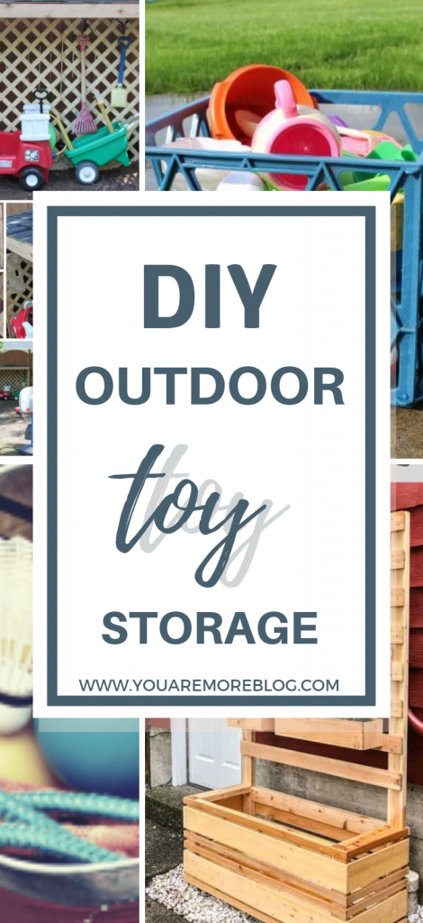 outdoor toy storage diy