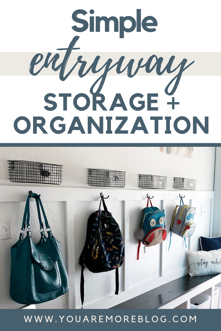 Simple Entryway Storage + Organization - You Are More