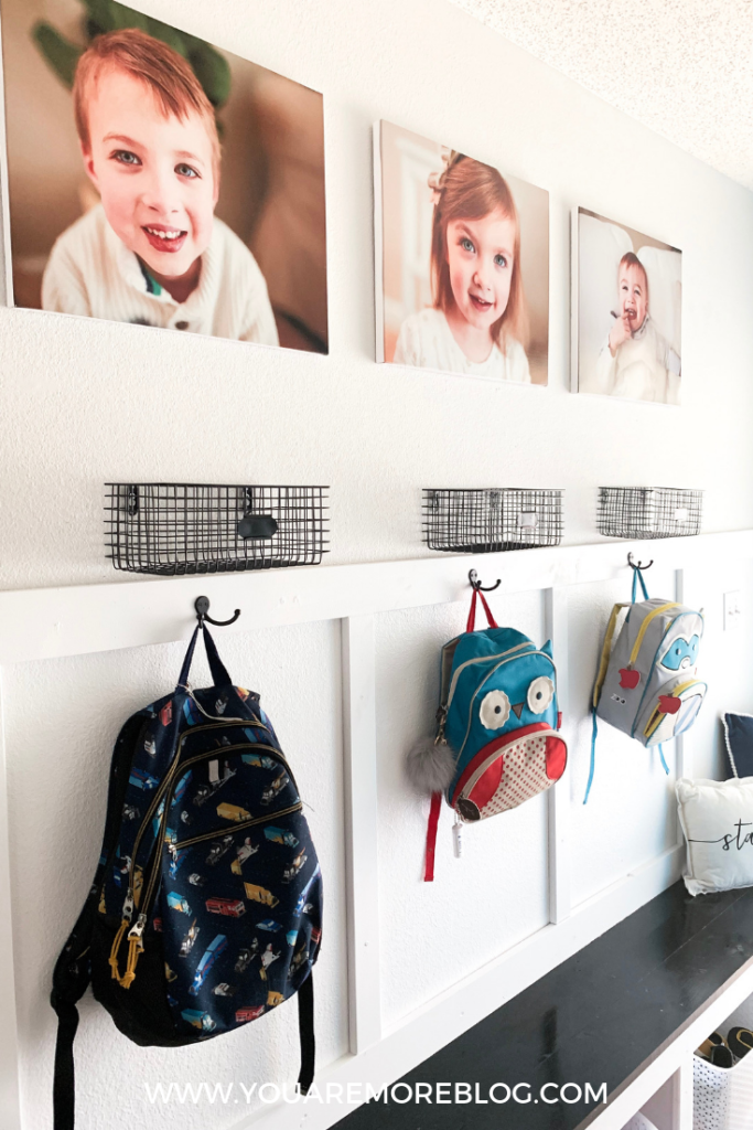 Simple Entryway Storage Organization You Are More