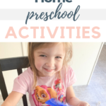 No Prep At Home Preschool Activities